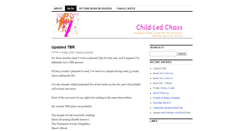 Desktop Screenshot of childledchaos.me.uk