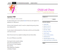 Tablet Screenshot of childledchaos.me.uk